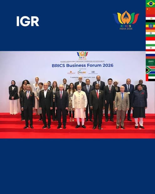 BRICS Business Forum 2026 की समूह तस्वीर